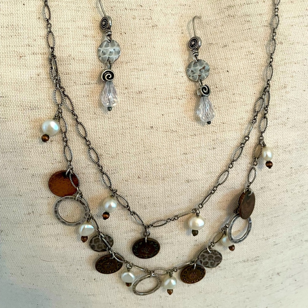 Silpada Coin Chain Necklace